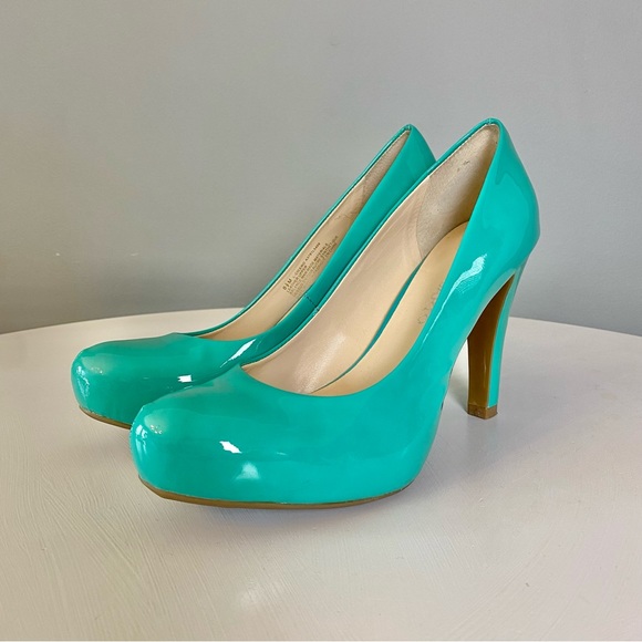 Franco Sarto Shoes - Franco Sarto Patent Leather Turquoise Pumps